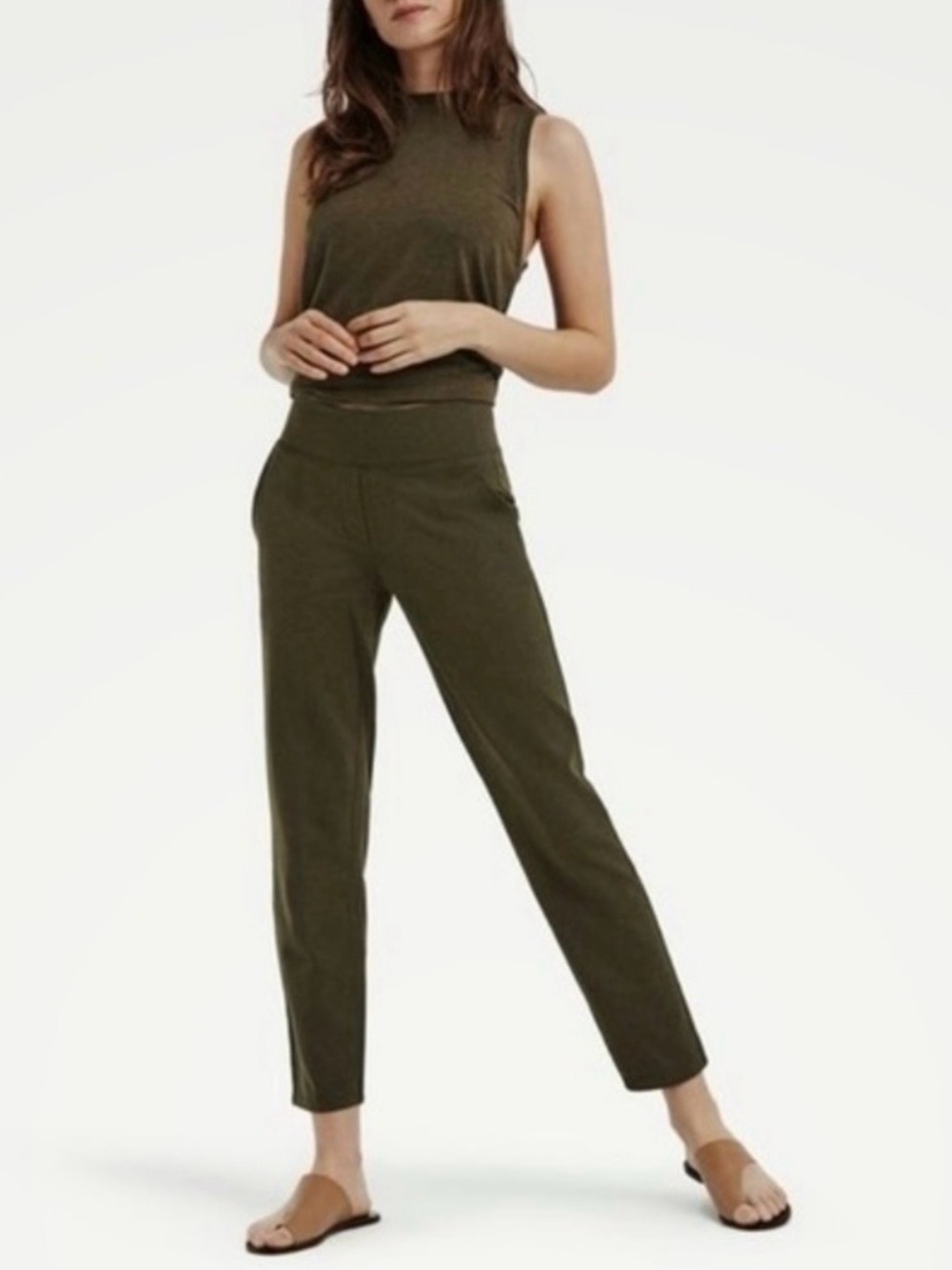 Kit And Ace Mulberry Pants Ponte Stretch Pants Green Size 2
